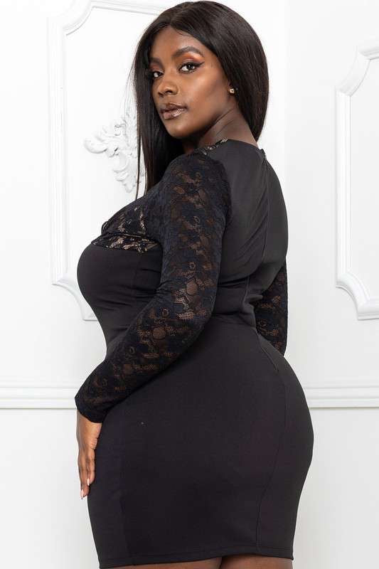 Long sleeve classy dress