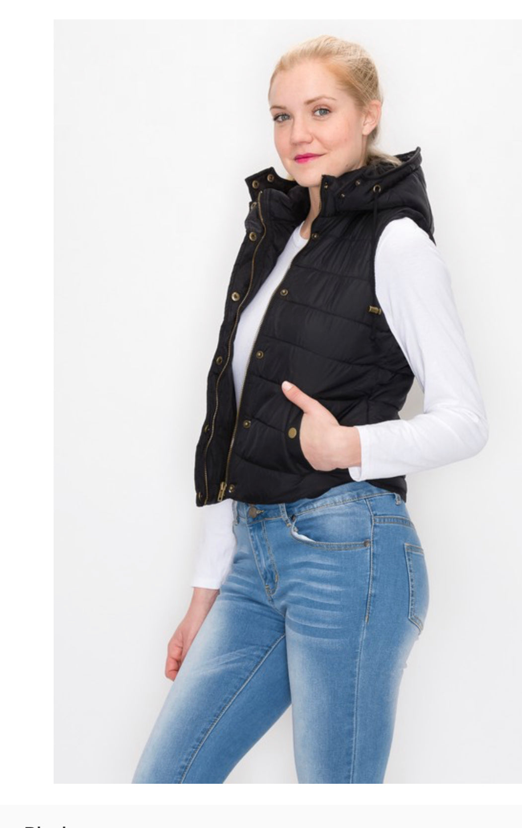 Sleeveless Puffer Vest