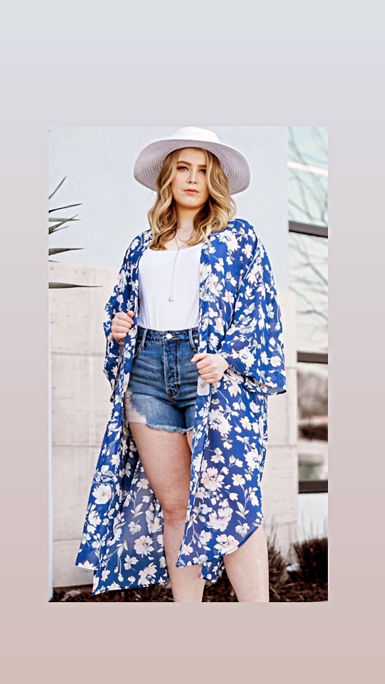 Floral kimono